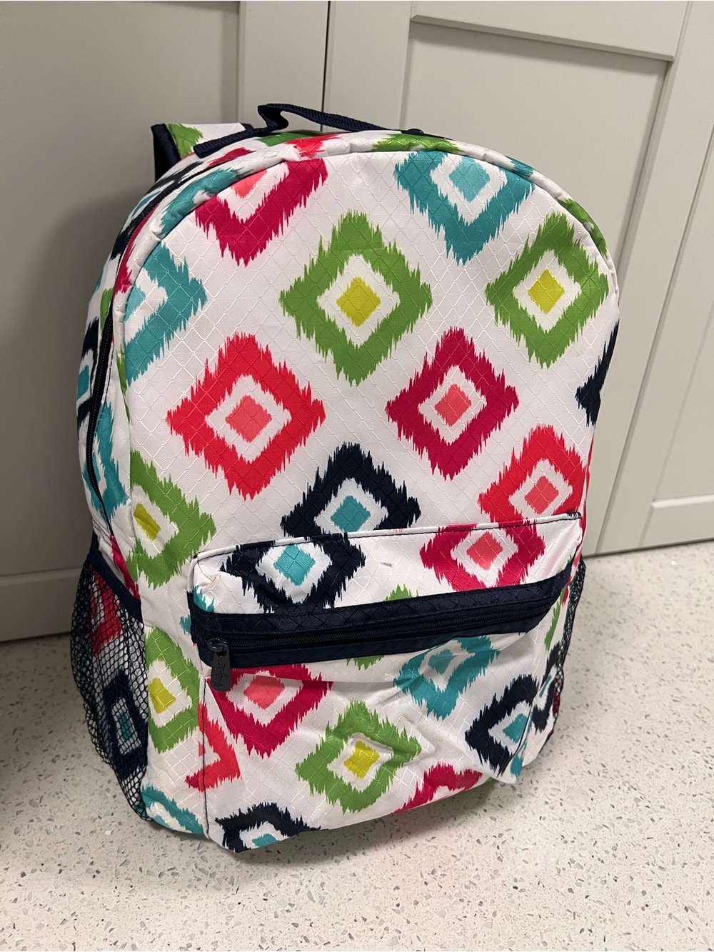 THIRTY-ONE Going My Way Backpack Candy Corners Geometric Print
